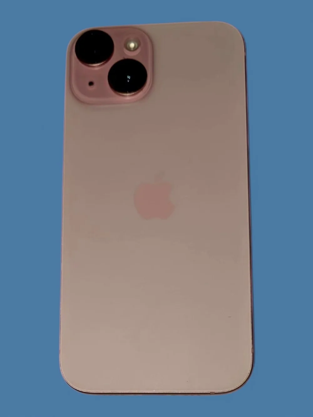 Cell Phone with Purple Gradient Screen And Pink Body By Apple